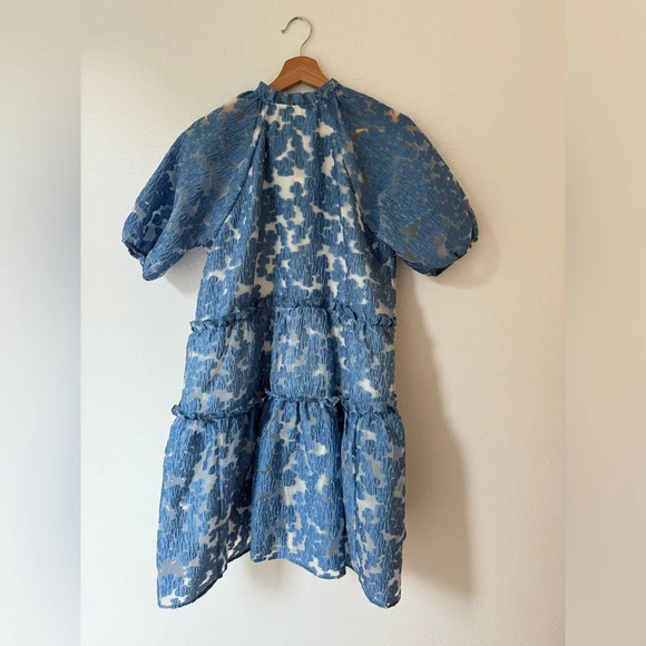 Maeve By Anthropologie Tiered Jacquard Dress - Picture 6 of 11